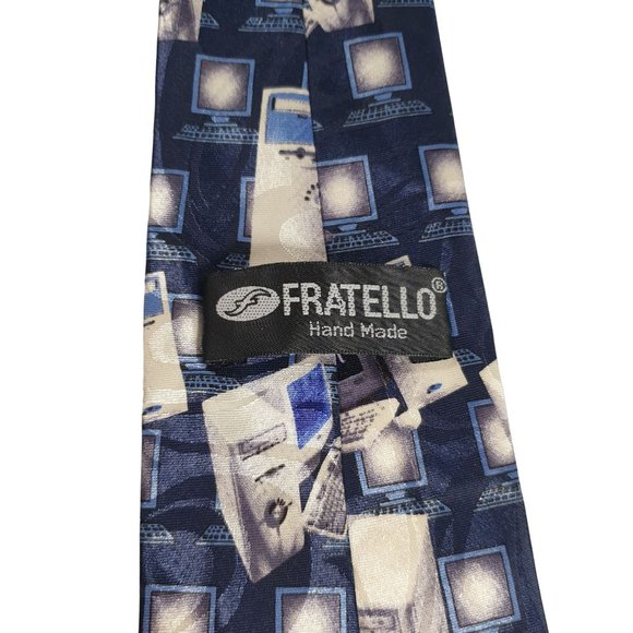 Fratello Mens Novelty Necktie Computer Geek IT Nerd Email Internet Office Gift - Picture 4 of 5